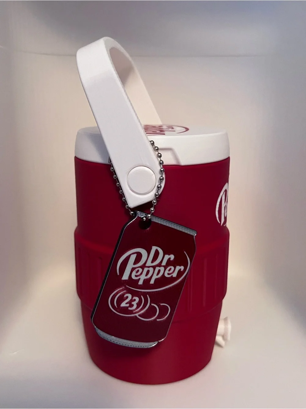 Custom Design - Dr Pepper Theme Cooler Can Holder 12 oz by 3d print